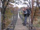 Kyle Pickering and Bobby McDowell walking across Canada