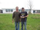 Kyle Pickering and Bobby McDowell walking across Canada