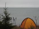 Kyle Pickering and Bobby McDowell walking across Canada