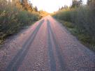 Kyle Pickering and Bobby McDowell walking across Canada