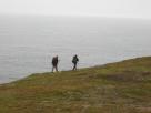 Kyle Pickering and Bobby McDowell walking across Canada