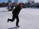 Kyle Pickering and Bobby McDowell walking across Canada