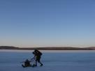 Kyle Pickering and Bobby McDowell walking across Canada