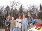 Kyle Pickering and Bobby McDowell walking across Canada