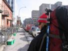 Kyle Pickering and Bobby McDowell walking across Canada