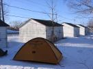 Kyle Pickering and Bobby McDowell walking across Canada