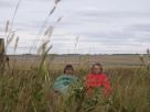 Kyle Pickering and Bobby McDowell walking across Canada