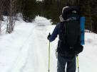 Kyle Pickering and Bobby McDowell walking across Canada