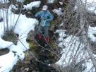 Kyle Pickering and Bobby McDowell walking across Canada